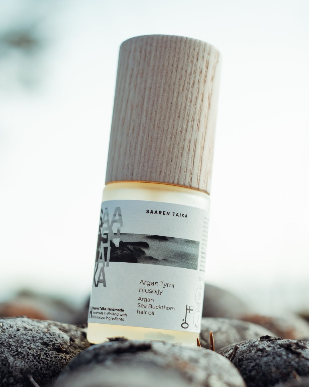 NÄYTE Argan Tyrni hiusöljy - Saaren Taika Handmade