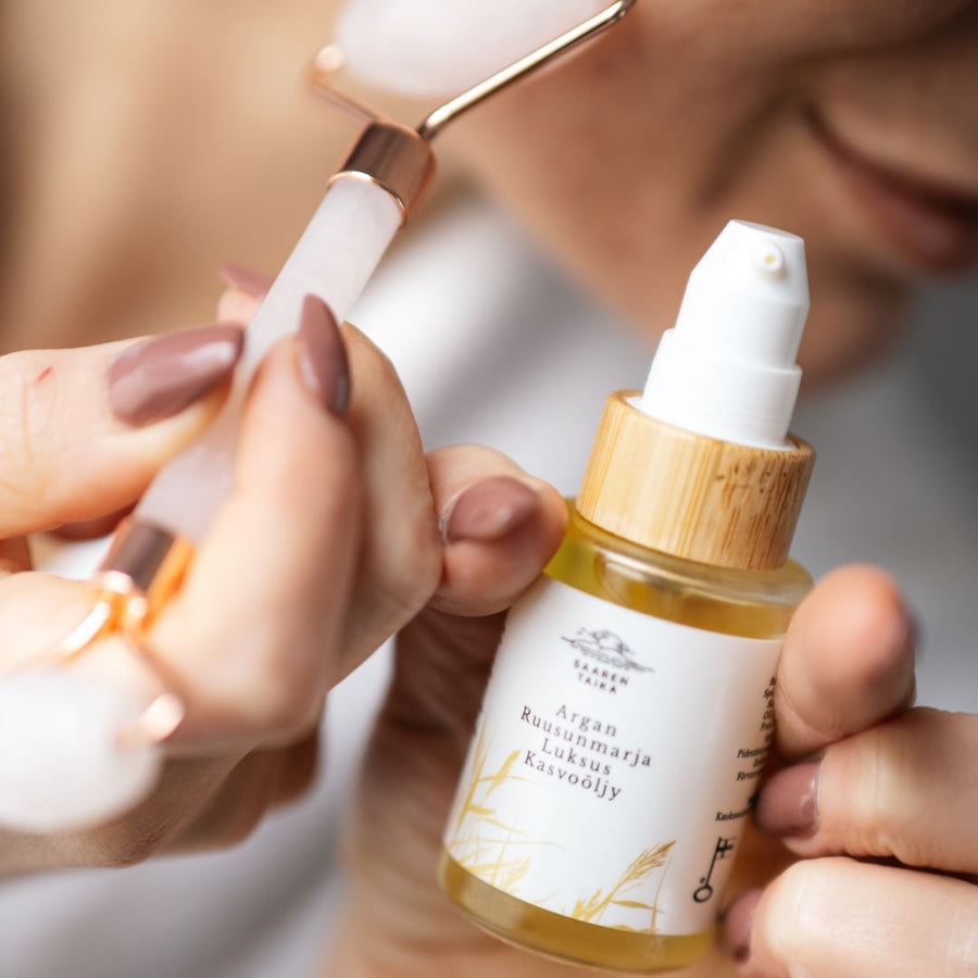 Argan Ruusunmarja Luksus kasvoöljy 30ml | Saaren Taika