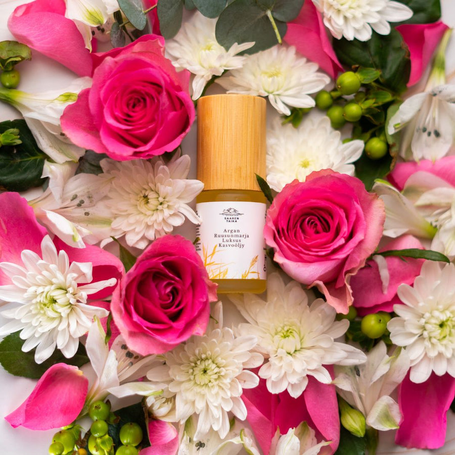 Argan Ruusunmarja Luksus kasvoöljy 30ml | Saaren Taika