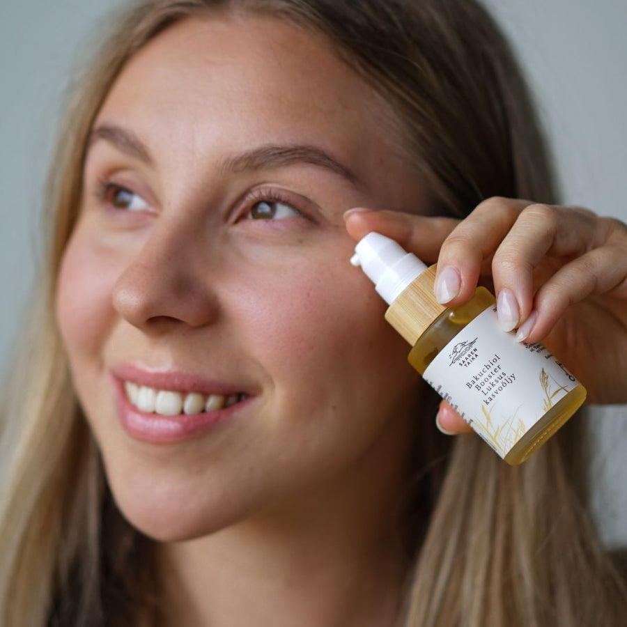 Bakuchiol booster Luksus kasvoöljy 30ml - Saaren Taika 🇫🇮