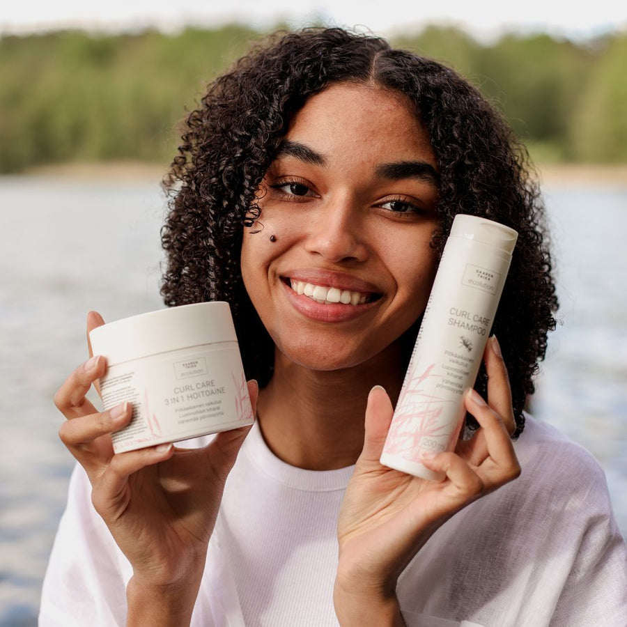 Curl Care 3 in 1 hoitoaine | Silikoniton, vegaaninen, 98% luonnollista - Saaren Taika Ecolution