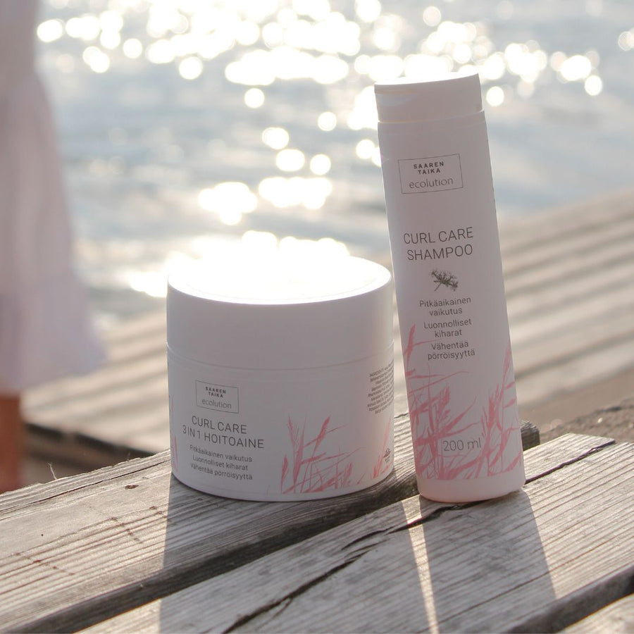 Curl Care 3 in 1 hoitoaine | Silikoniton, vegaaninen, 98% luonnollista - Saaren Taika Ecolution