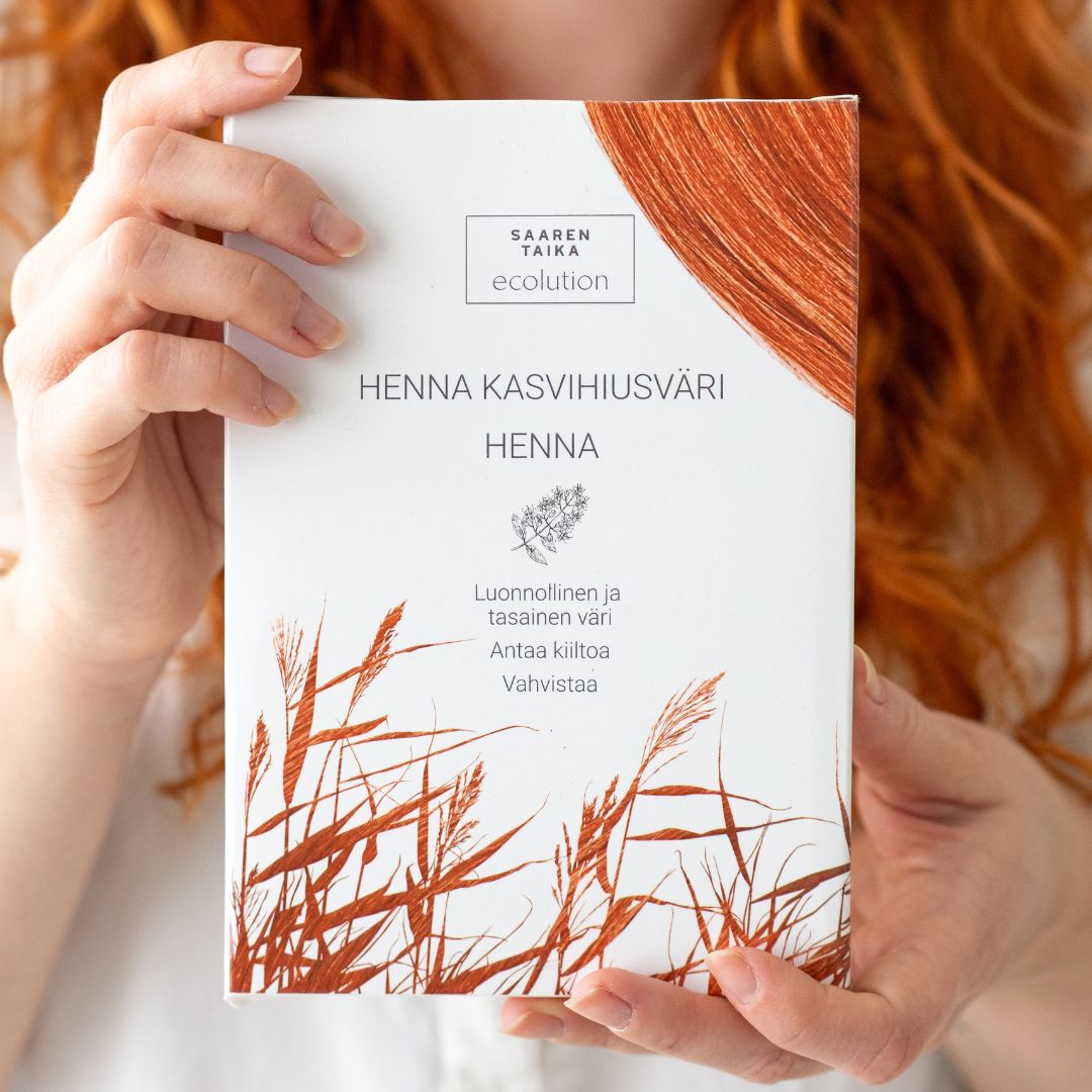 Kasvihiusväri Henna - Luonnollinen, vegaaninen - Saaren Taika Ecolution