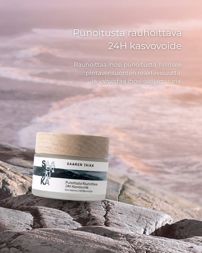 Punoitusta rauhoittava 24H kasvovoide