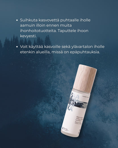 Rakkohauru Salisyylihappo kasvovesi, epäpuhtaalle ja herkästi rasvoittuvalle iholle