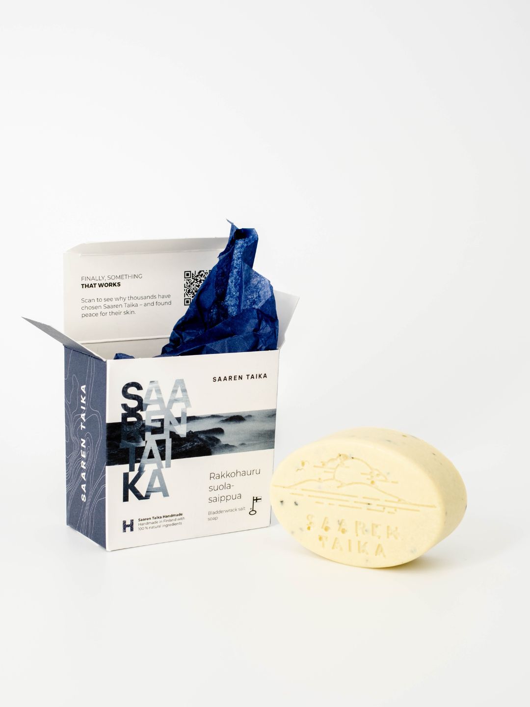 Rakkohauru suolasaippua, tasapainottaa bakteerikantaa, tukee mikrobiomia, UNISEX, 100 % luonnollinen, vegaaninen
