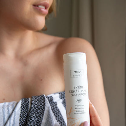 Tyrni kehäkukka shampoo | Sulfaatiton, vegaaninen, 94% luonnollista
