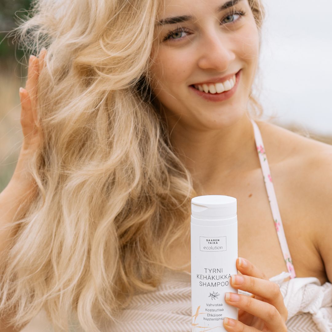Tyrni kehäkukka shampoo | Sulfaatiton, vegaaninen, 94% luonnollista 