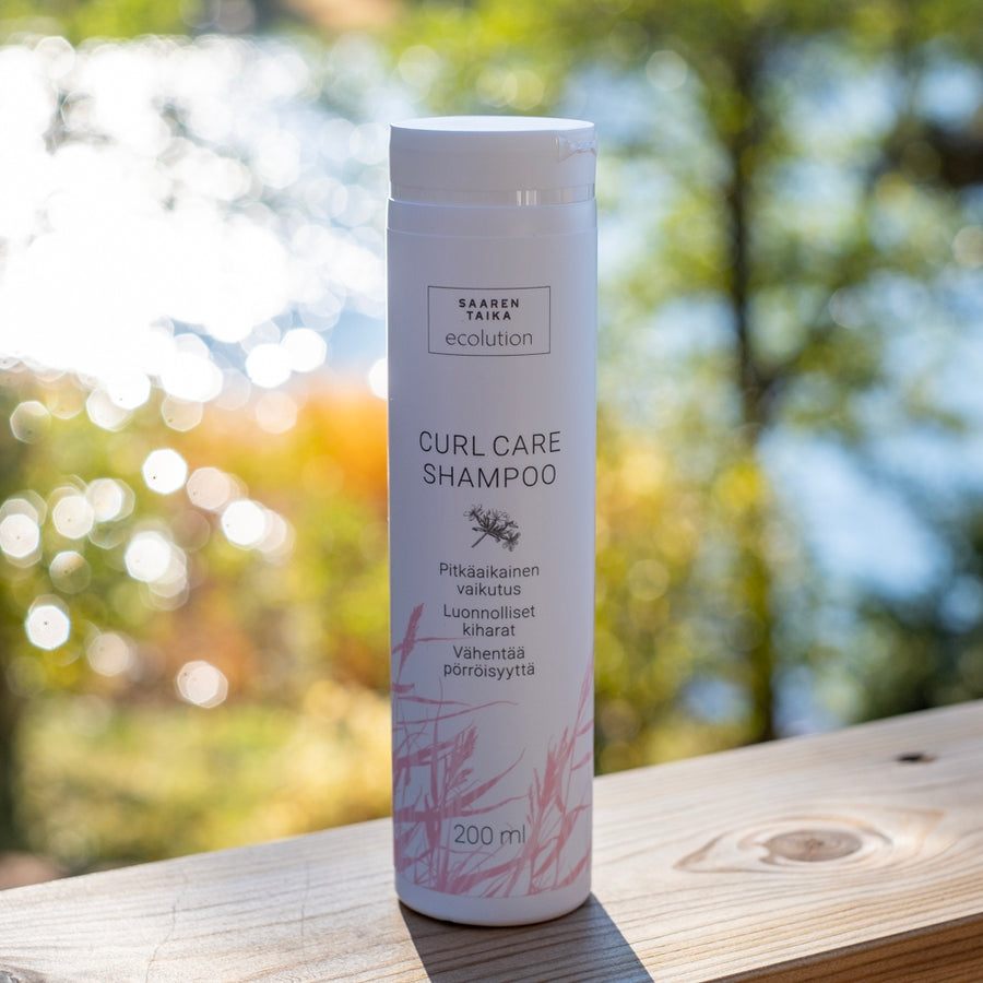 Curl Care shampoo | Erityisesti taipuisille ja kiharille hiuksille - Sulfaatiton, vegaaninen, 95% luonnollista - Saaren Taika Ecolution