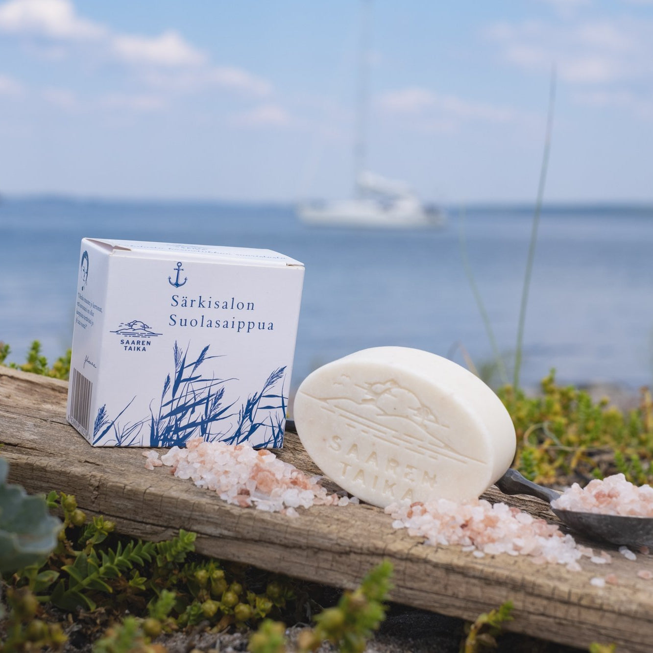 Särkisalon Suolasaippua™  sisältää nyt Himalajan ruususuolaa - Luonnollinen, vegaaninen
