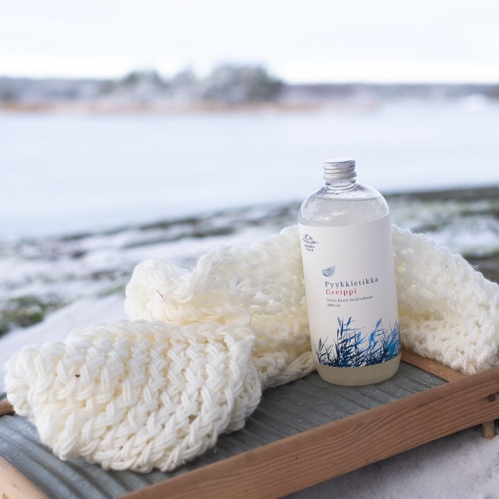 (KS) Saaren Taika 500ml Greippi Pyykkietikka - Asiakkaidemme suuresti rakastama hedelmäisen raikas ja 100% biohajoava pyykkietikka 