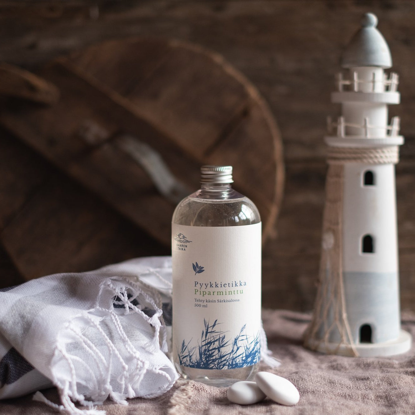 Saaren Taika 500ml Piparminttu Pyykkietikka - Biohajoava, ekologinen, vegaaninen, luonnollinen SH 14,5€