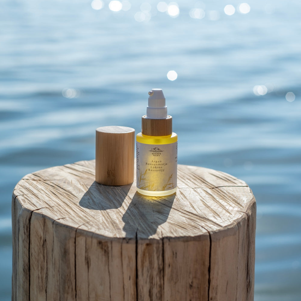 Argan Ruusunmarja Luksus kasvoöljy 30ml | Saaren Taika SH 39,95€