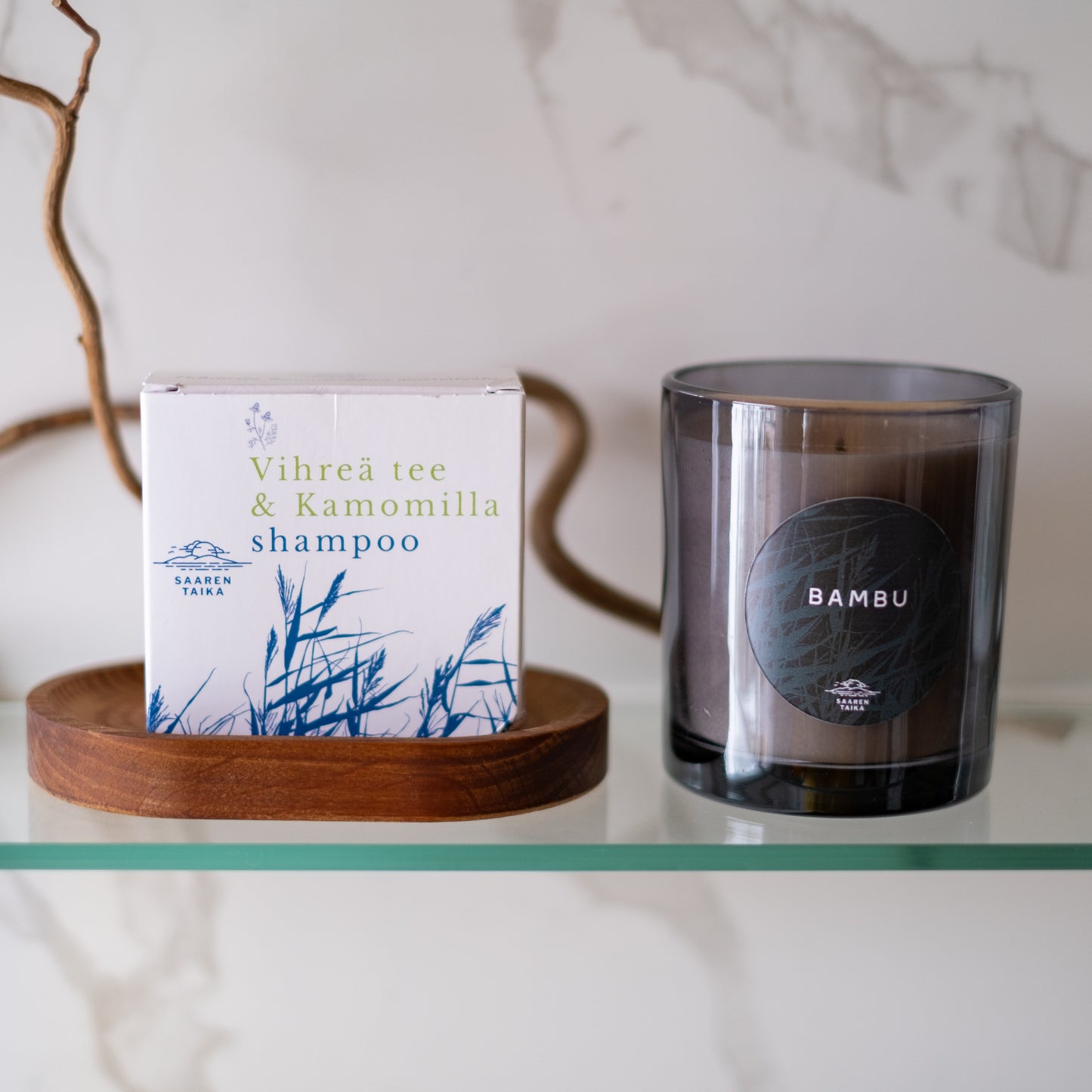 Vihreä Tee & Kamomilla palashampoo 105g | Saaren Taika